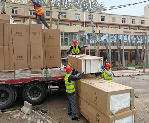 搬迁倒计时 | 通用环球西安北环医院东院区首批办公家具进场安装